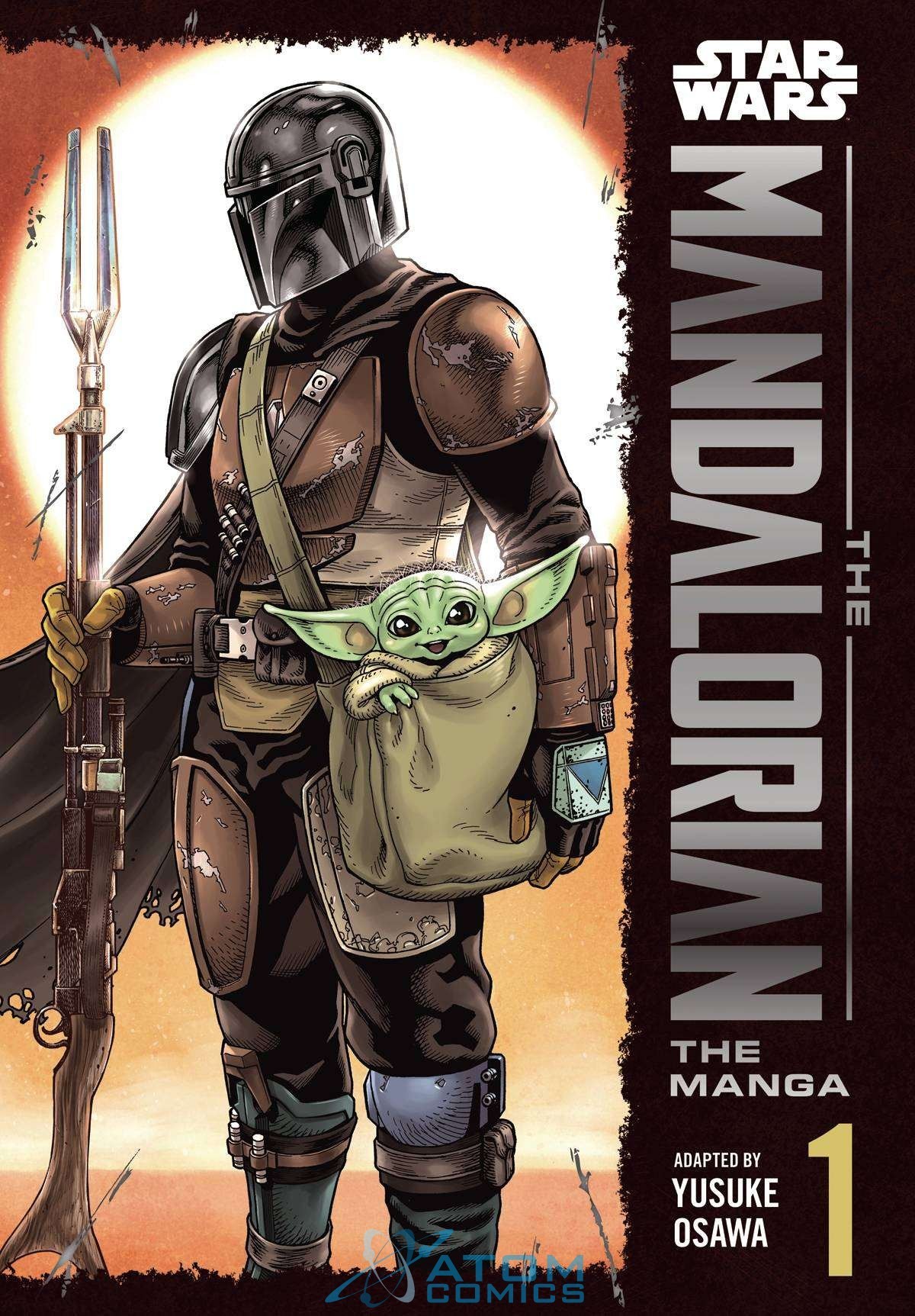 Okładka mangi (Viz Media) Mandalorian - tom 1 (eng.)