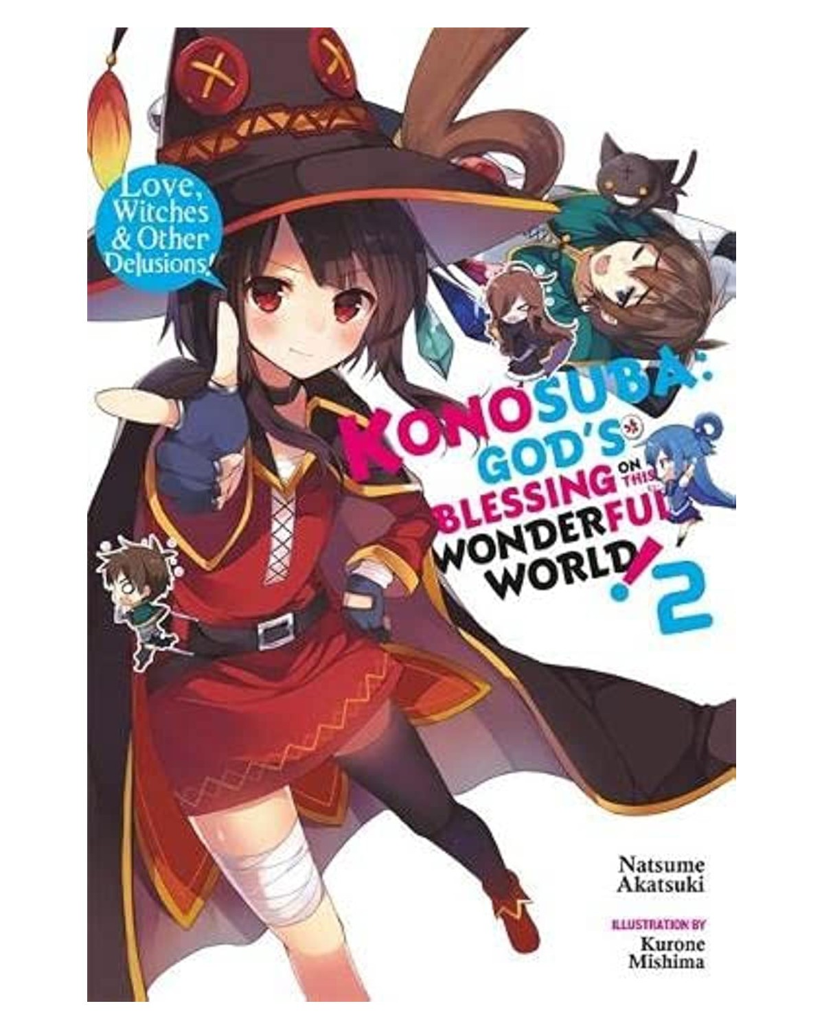 Okładka mangi (Yen Press) LN Konosuba (eng.) - tom 2