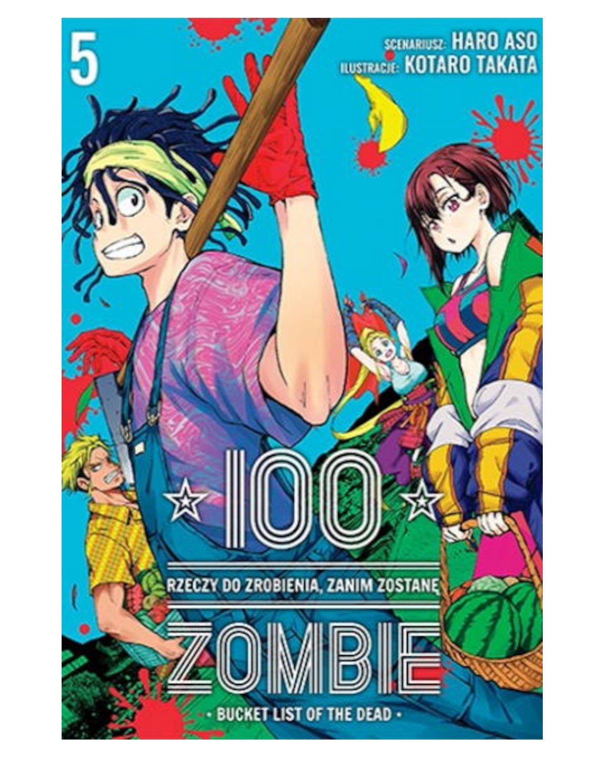 100 rzeczy do zrobienia, zanim zostanę zombie - tom 5 — okładka mangi