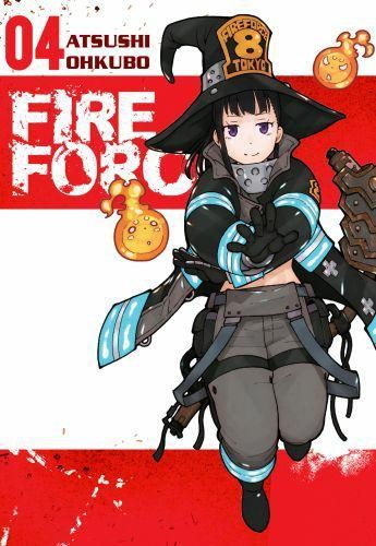 Fire Force - Tom 4 — okładka mangi