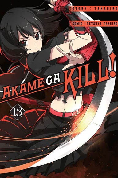 Manga - Akame ga Kill! tom 13 — okładka mangi