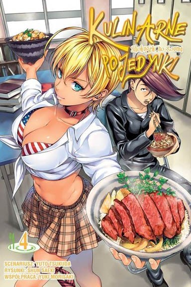 Kulinarne pojedynki - tom 4 — okładka mangi
