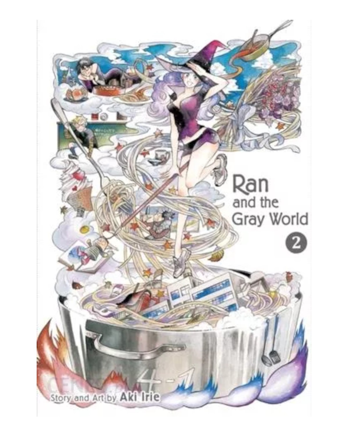 Magiczny Świat Ran — Manga Ran and the Gray World (eng.) - tom 2 — okładka mangi