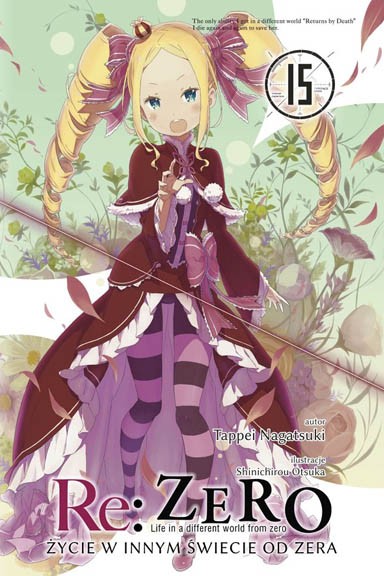 Okładka mangi (Kotori) Light Novel'a - Re:Zero kara Hajimeru Isekai Seikatsu - tom 15