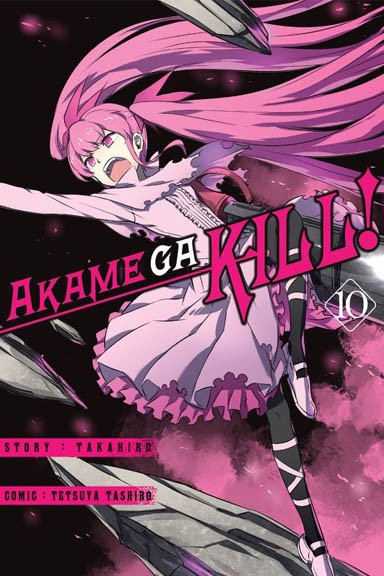 Manga - Akame ga Kill! tom 10 — okładka mangi