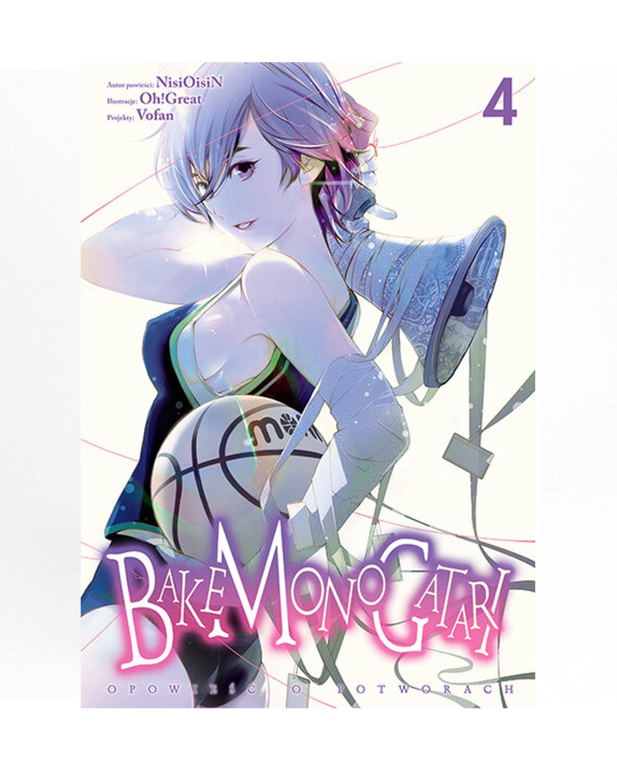 Okładka mangi (Hanami) Bakemonogatari - Tom 4