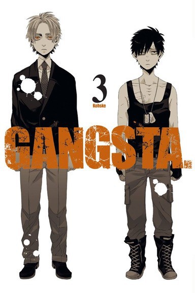 Gangsta manga tom 3 — okładka mangi
