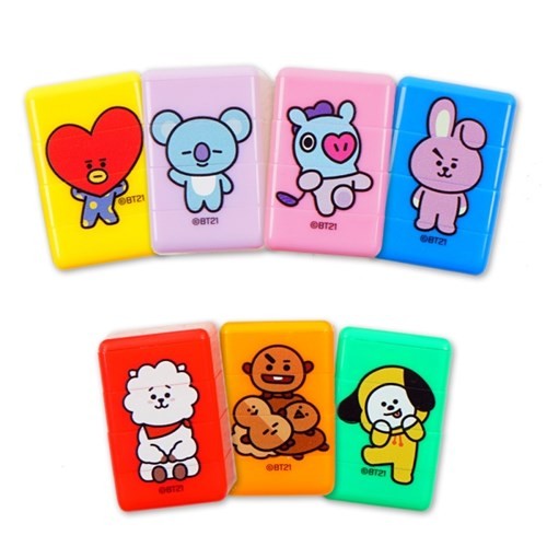 Pieczątka z BT21 (Trzy wzory)