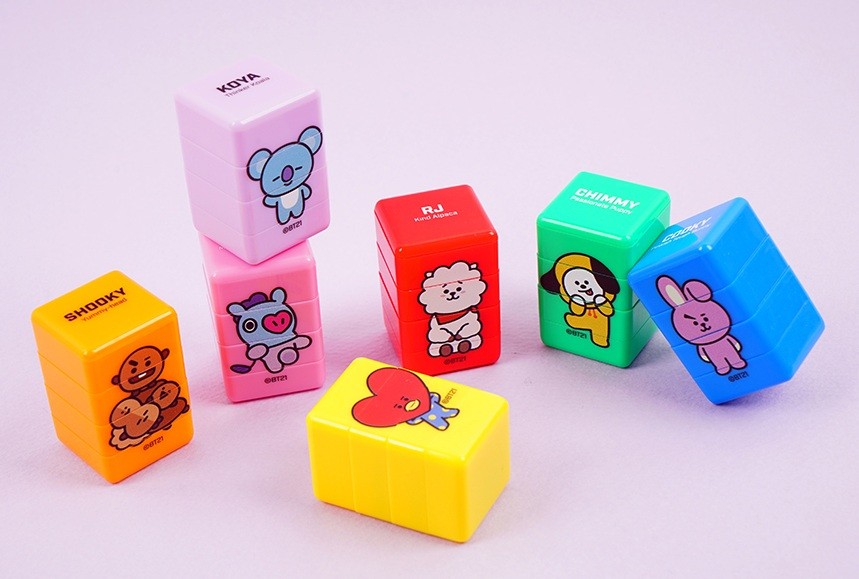 Pieczątka z BT21 (Trzy wzory)