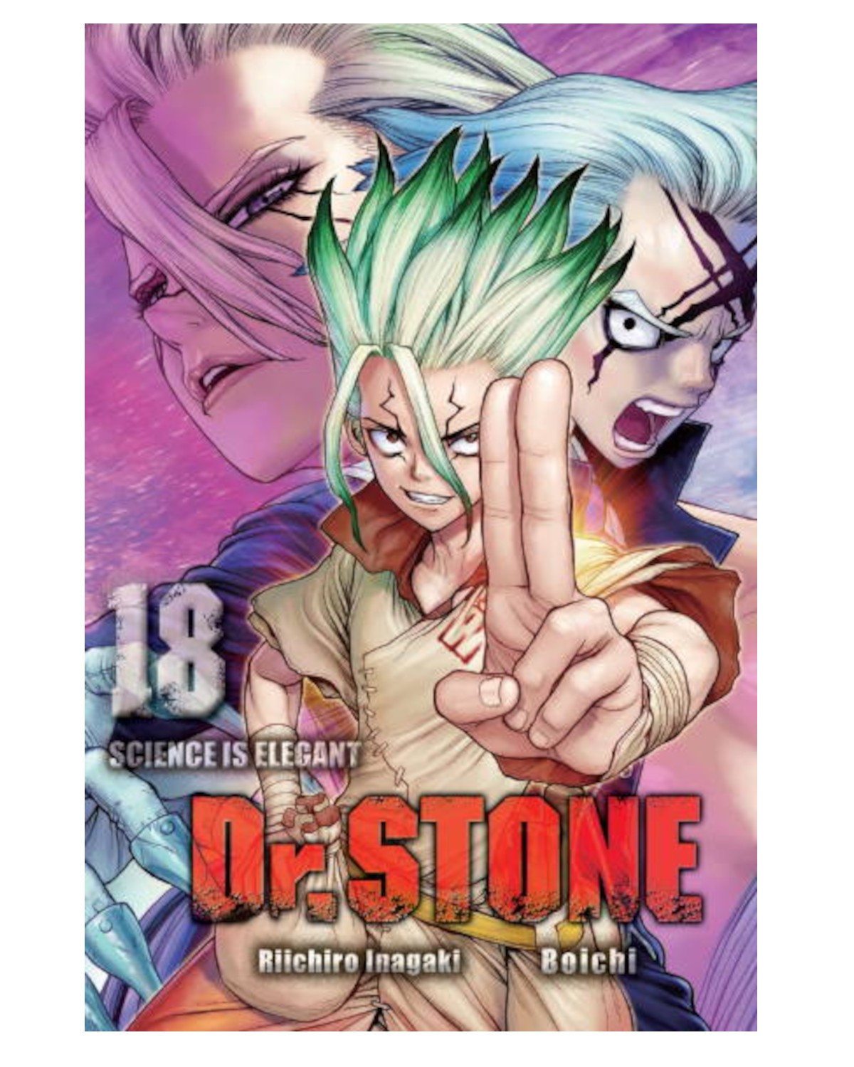 Dr. Stone - tom 18 — okładka mangi