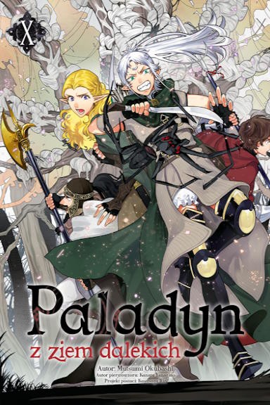 Paladyn z ziem dalekich - tom 10 — okładka mangi