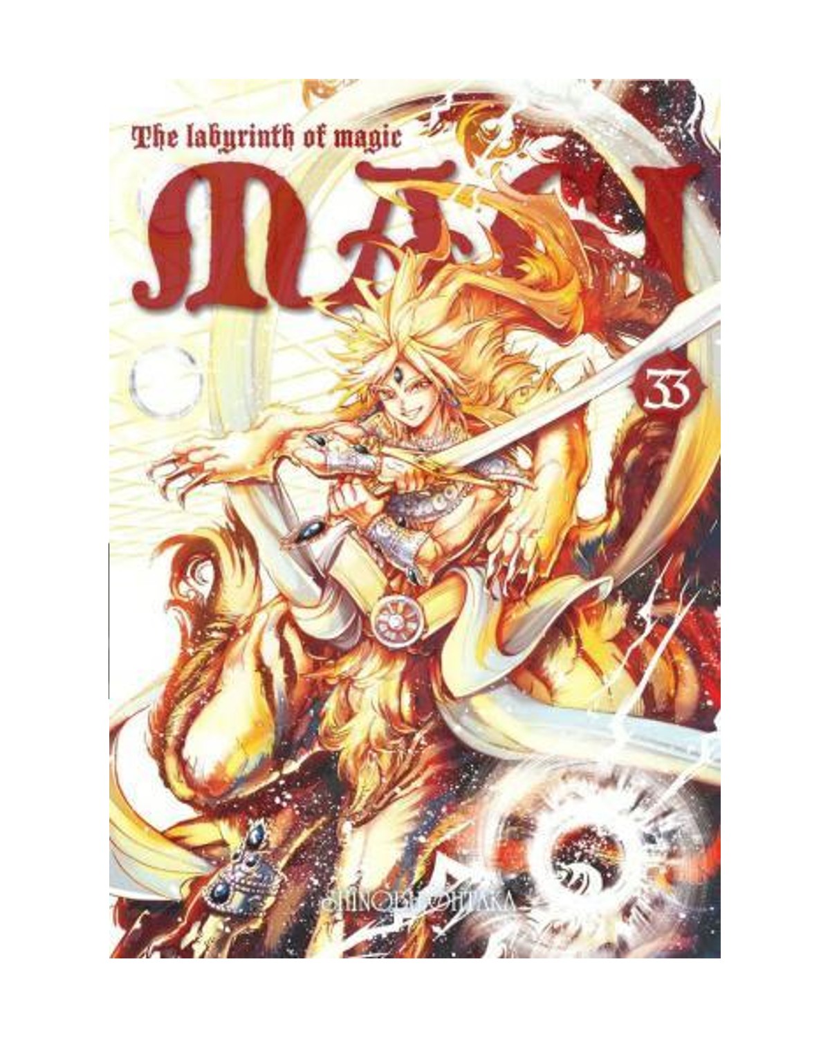 Magi: the labyrinth of magic - tom 33 — okładka mangi