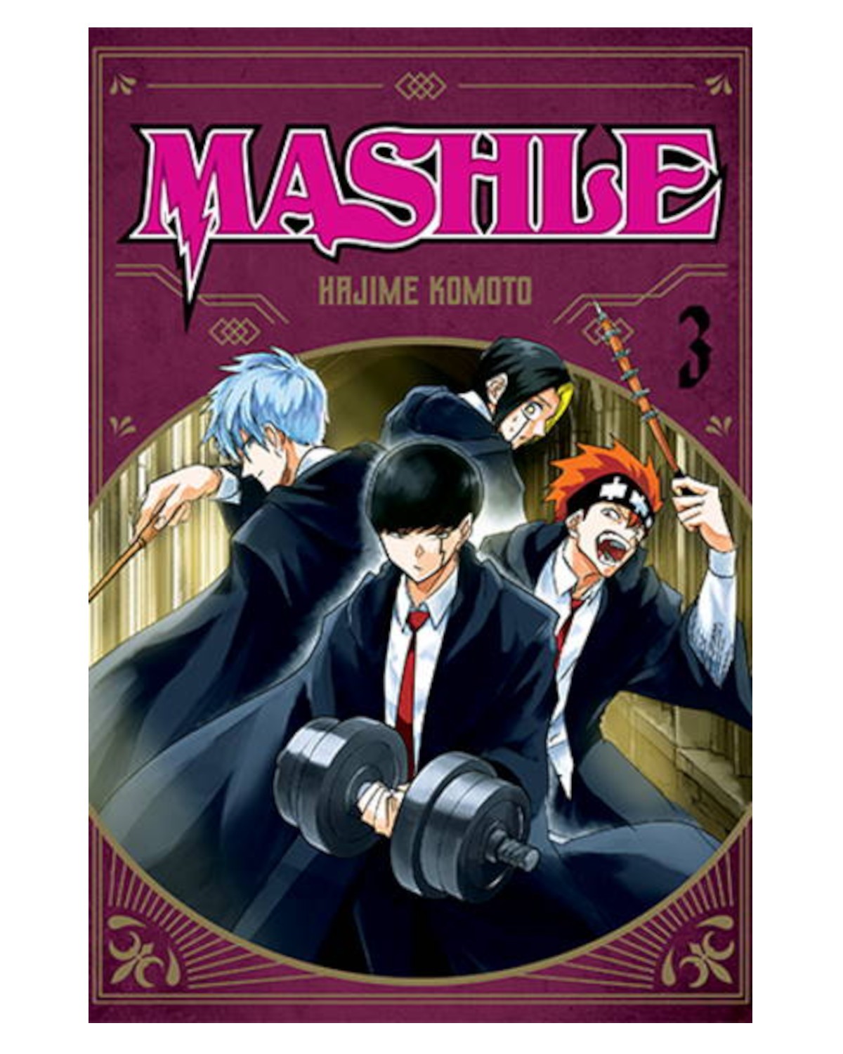 Mashle - tom 3 — okładka mangi