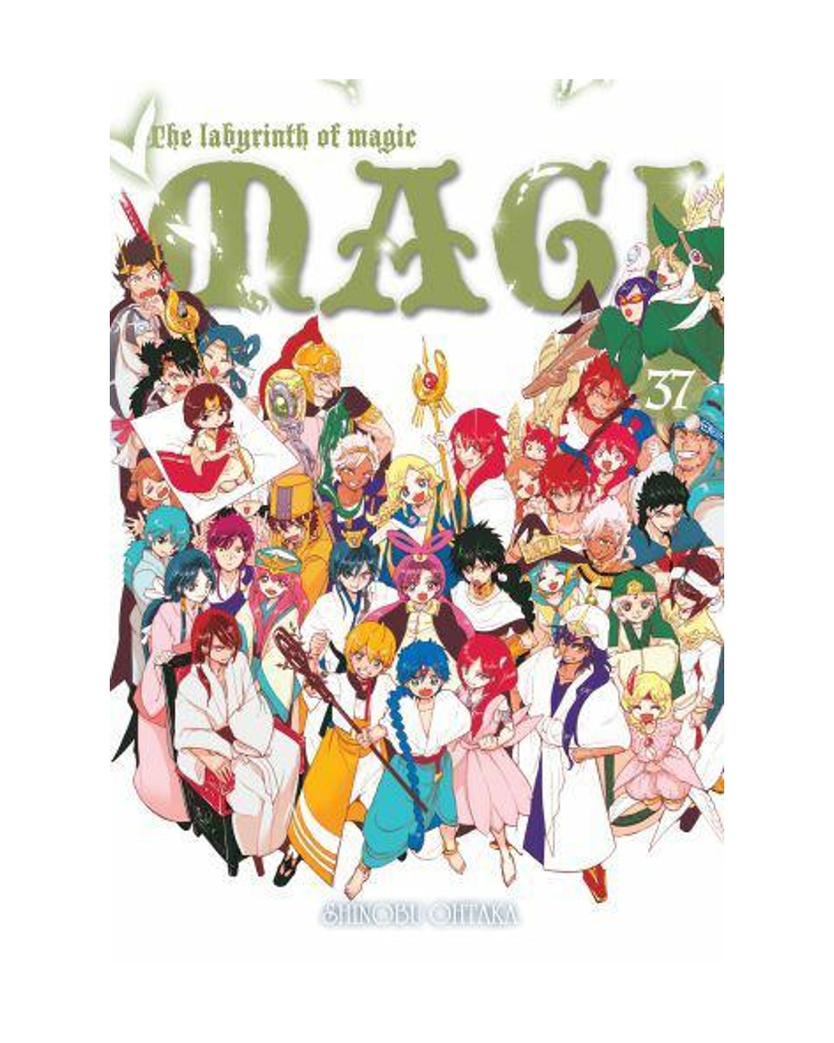 Magi: the labyrinth of magic - tom 37 — okładka mangi