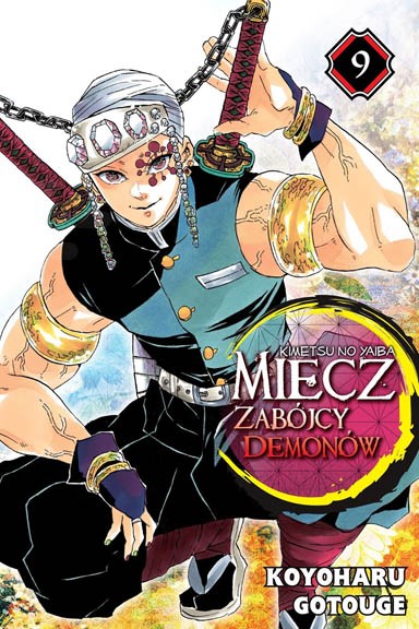 Kimetsu no Yaiba (Demon Slayer) — Manga Miecz Zabójcy Demonów - Tom 9 — okładka mangi