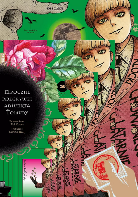 Mroczne rozgrywki adiunkta Tomury - tom 2 — okładka mangi