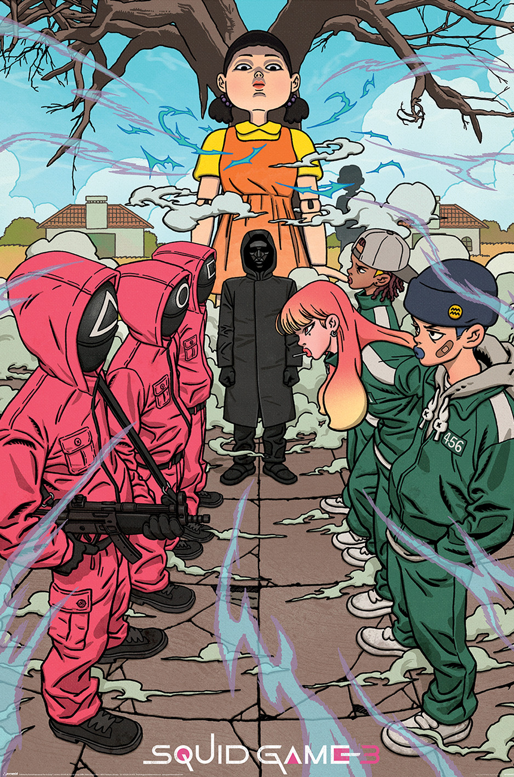 Plakat - Squid Game 3 Bazbon (PP2500925)