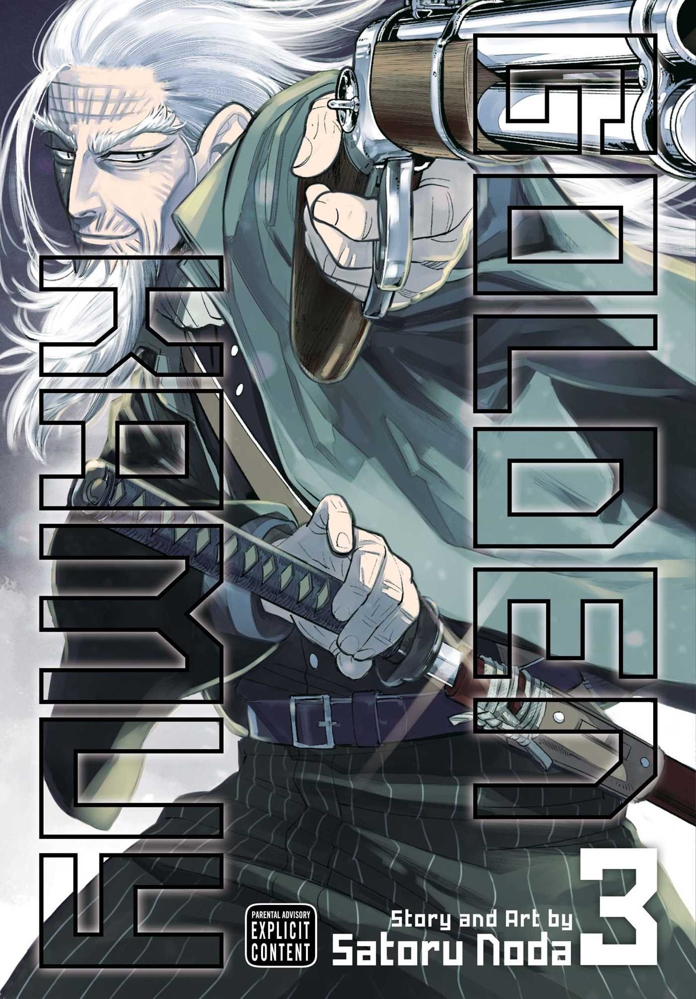Okładka mangi (Viz Media) Golden Kamuy (eng.) - tom 3