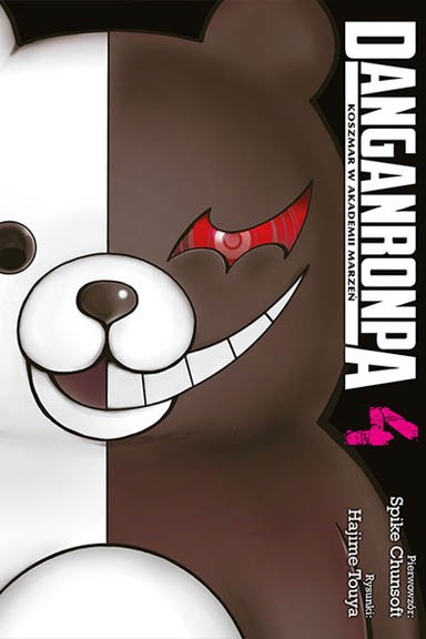 Okładka mangi (Dango) Danganronpa. Koszmar w Akademii Marzeń - Tom 4