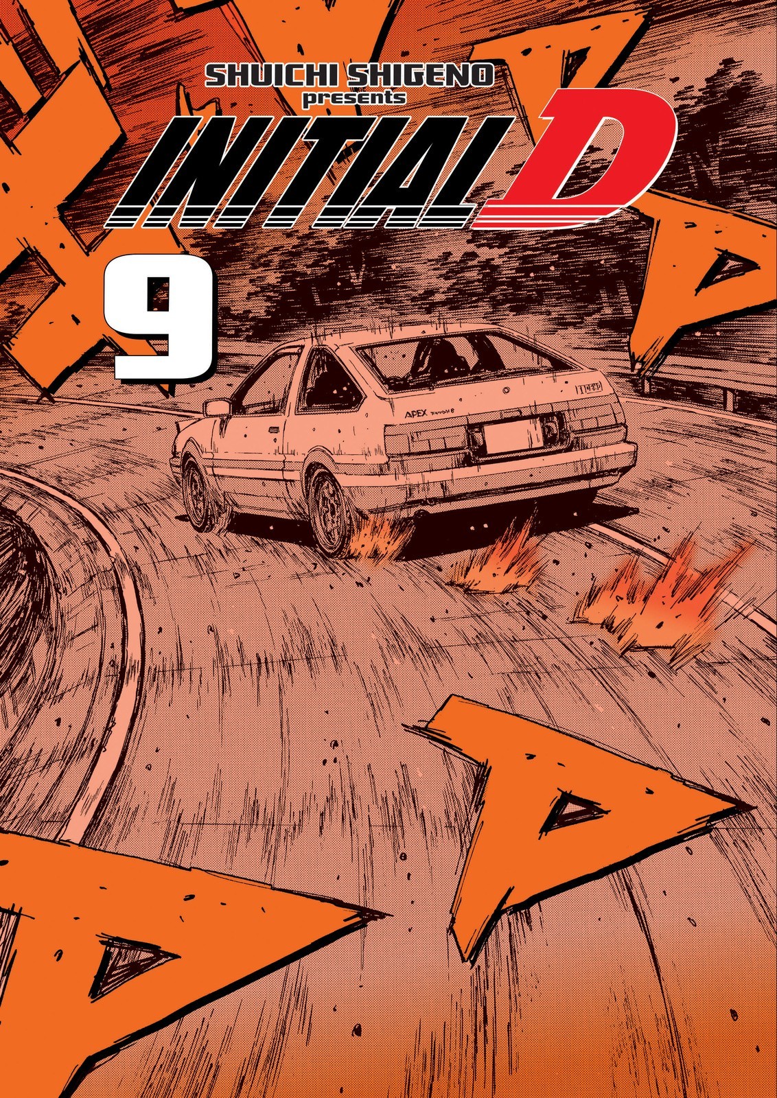 Initial D - tom 9 — okładka mangi