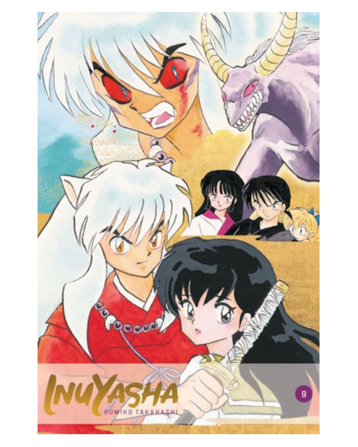 Inuyasha - tom 9 — okładka mangi