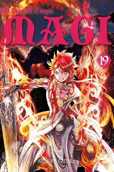 Magi: the labyrinth of magic - tom 19 — okładka mangi