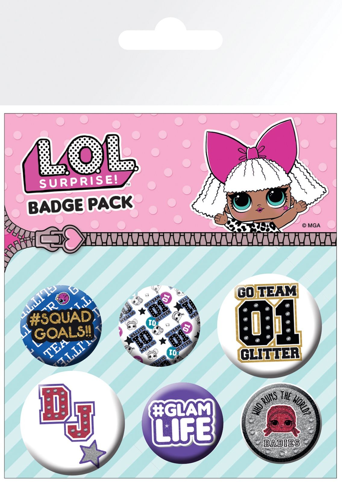 Zestaw przypinek - LOL Surprise