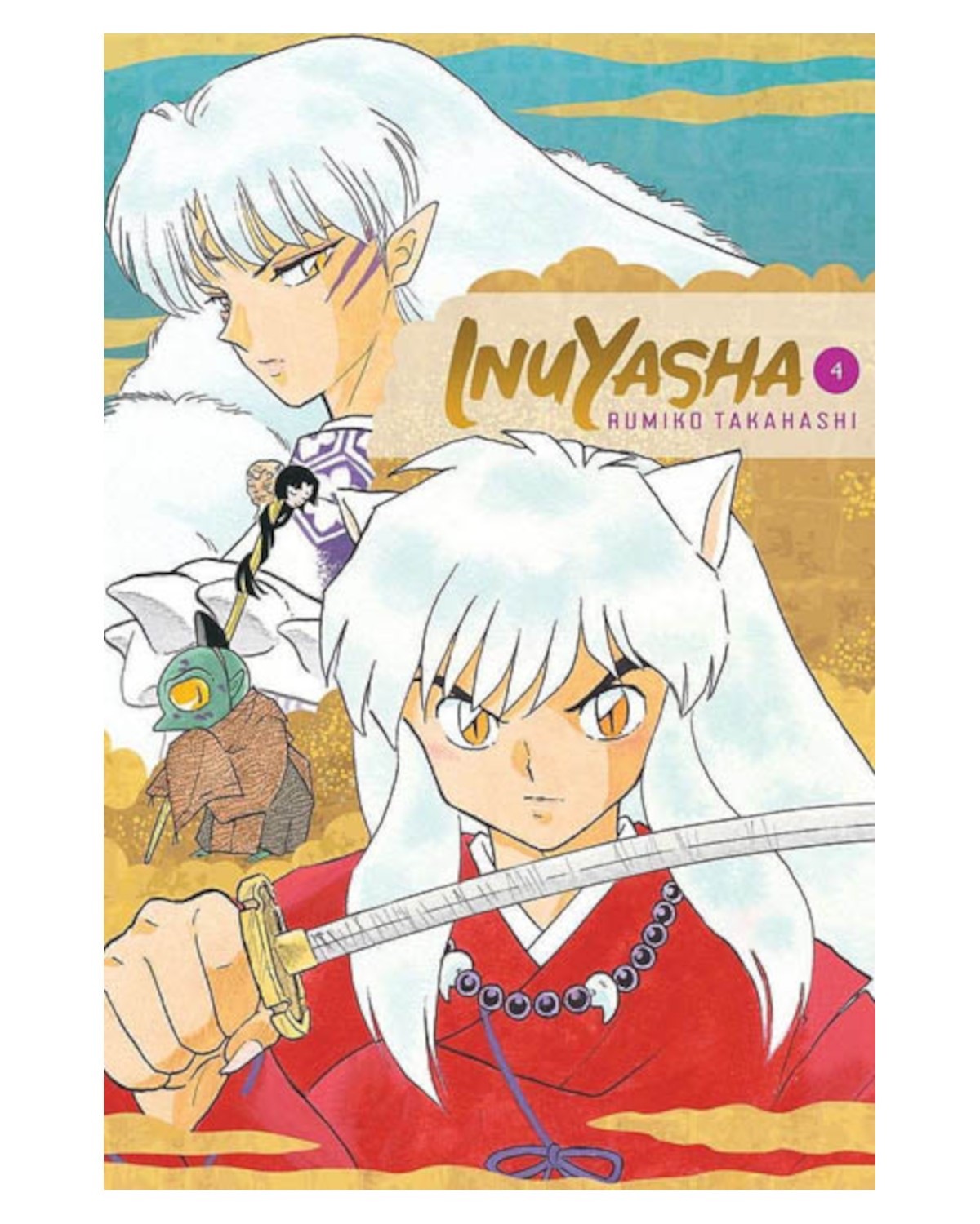 Inuyasha - tom 4 — okładka mangi