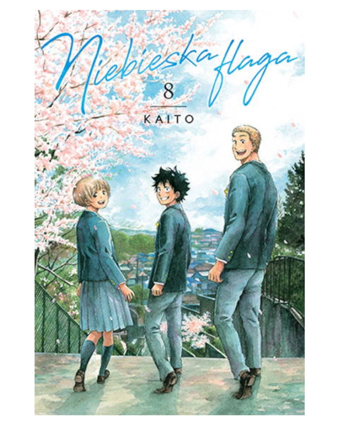 Niebieska Flaga - tom 8 — okładka mangi