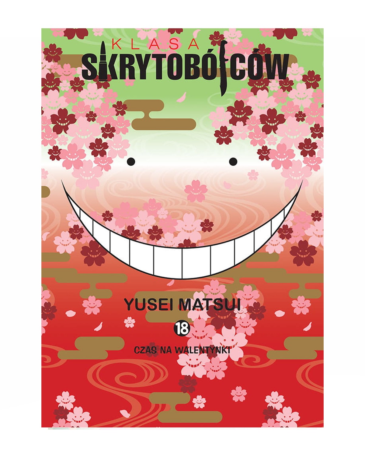 Ansatsu Kyoushitsu tom 18 — okładka mangi