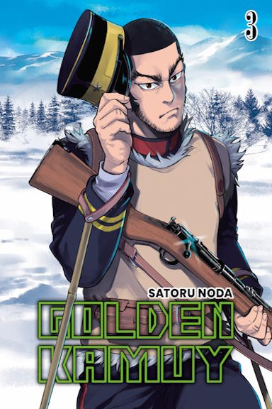 Golden Kamuy - tom 3 — okładka mangi