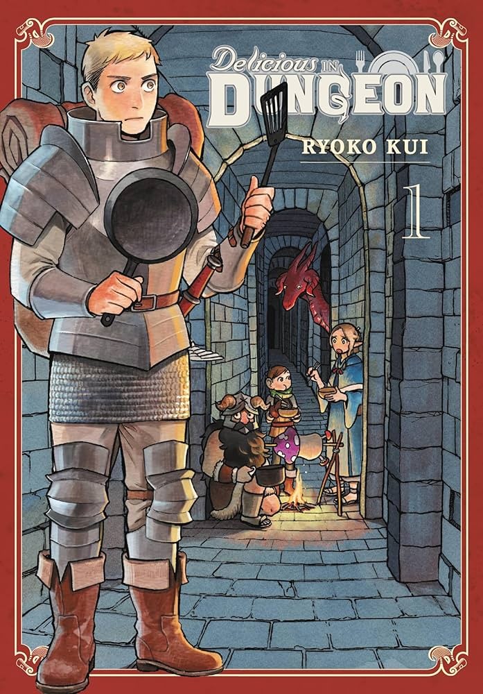 Okładka mangi (Yen Press) Delicious in Dungeon - tom 1 (eng.)
