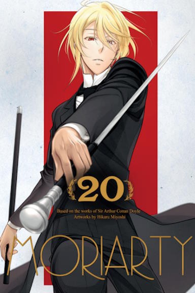 Okładka mangi Moriarty - tom 20