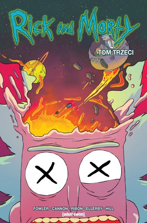 Rick and Morty — Manga Rick i Morty Tom 3 — okładka mangi