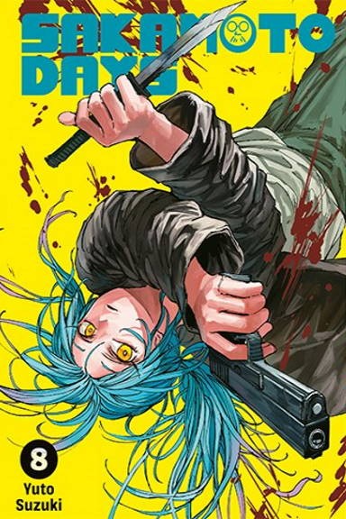 Sakamoto Days - tom 8 — okładka mangi