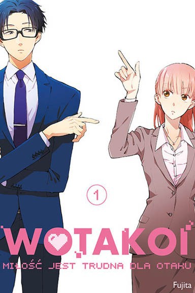 Okładka mangi (Dango) Wotakoi. Miłość jest trudna dla otaku - Tom 1