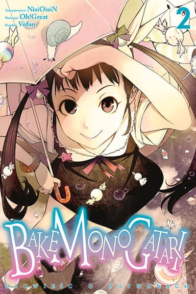 Okładka mangi (Hanami) Bakemonogatari - Tom 2