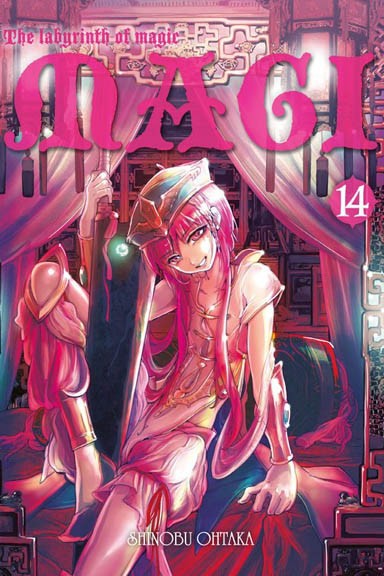 Magi: the labyrinth of magic - tom 14 — okładka mangi