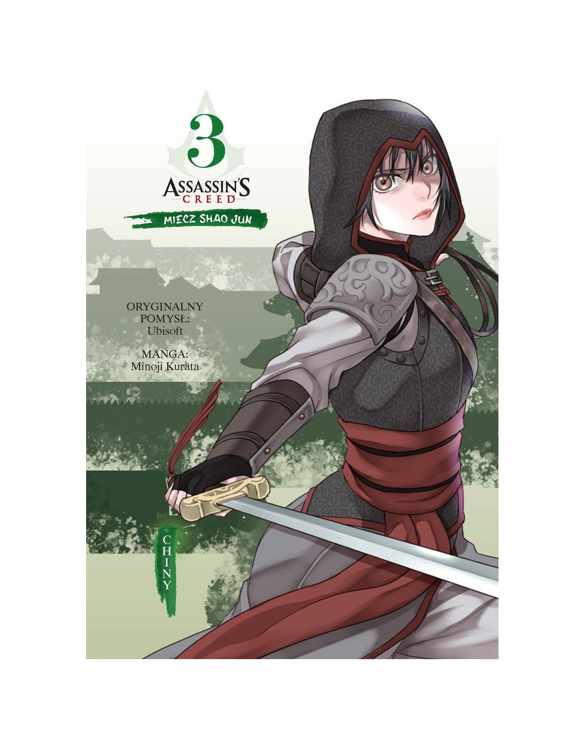 Okładka mangi (Planeta Komiksów) Assassin's Creed - Miecz Shao Jun - tom 3