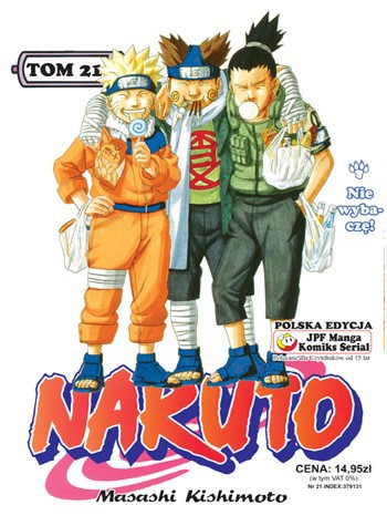 Okładka mangi Manga Naruto tom 21