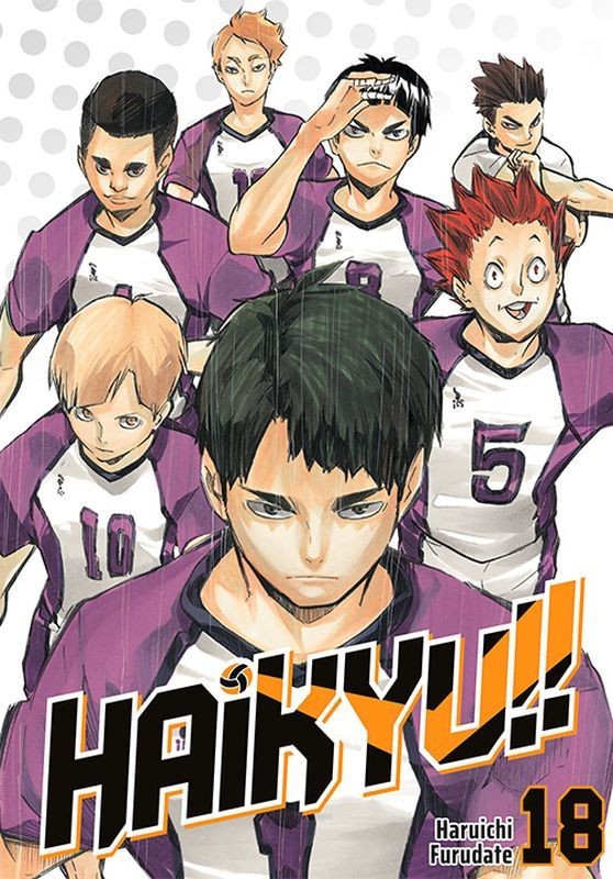 Haikyu!! - tom 18 — okładka mangi
