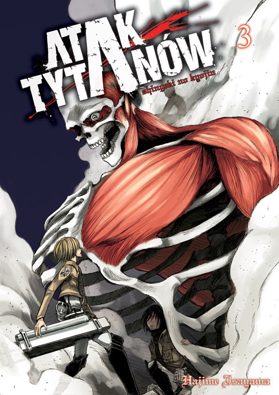 Okładka mangi (JPF) Manga - Attack on Titan tom 3