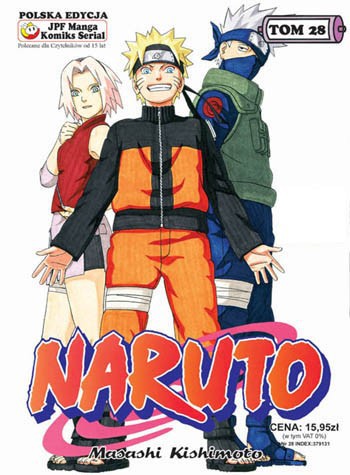 Okładka mangi Manga Naruto tom 28