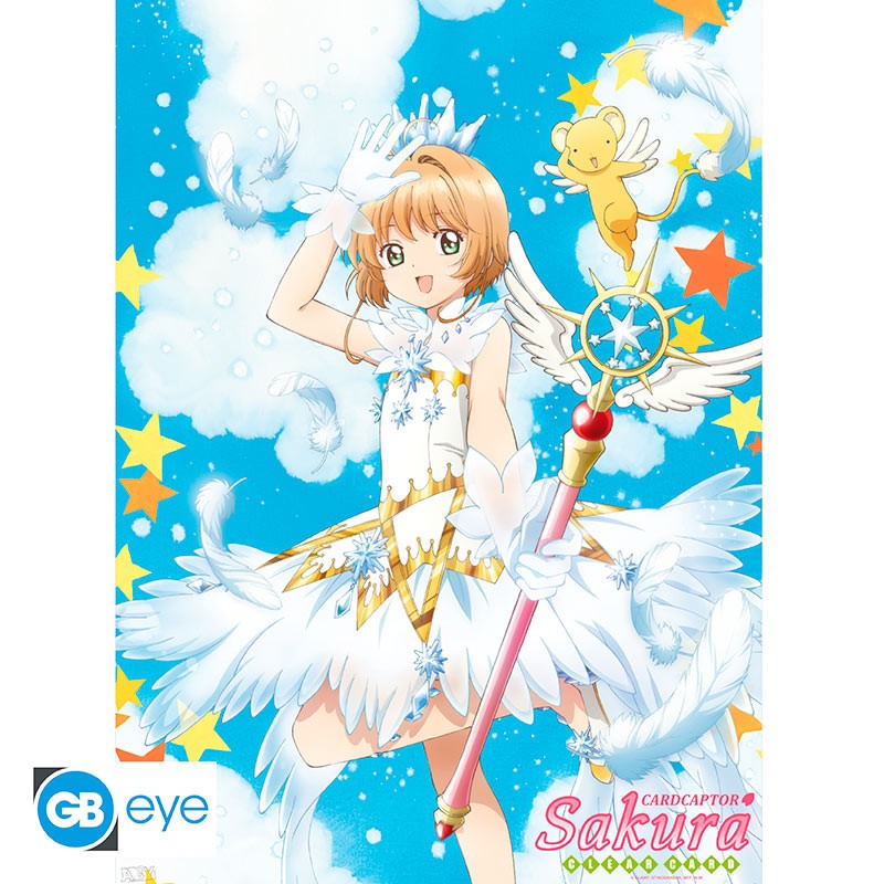 Plakat średni - CARDCAPTOR SAKURA (Sakura & Wand)