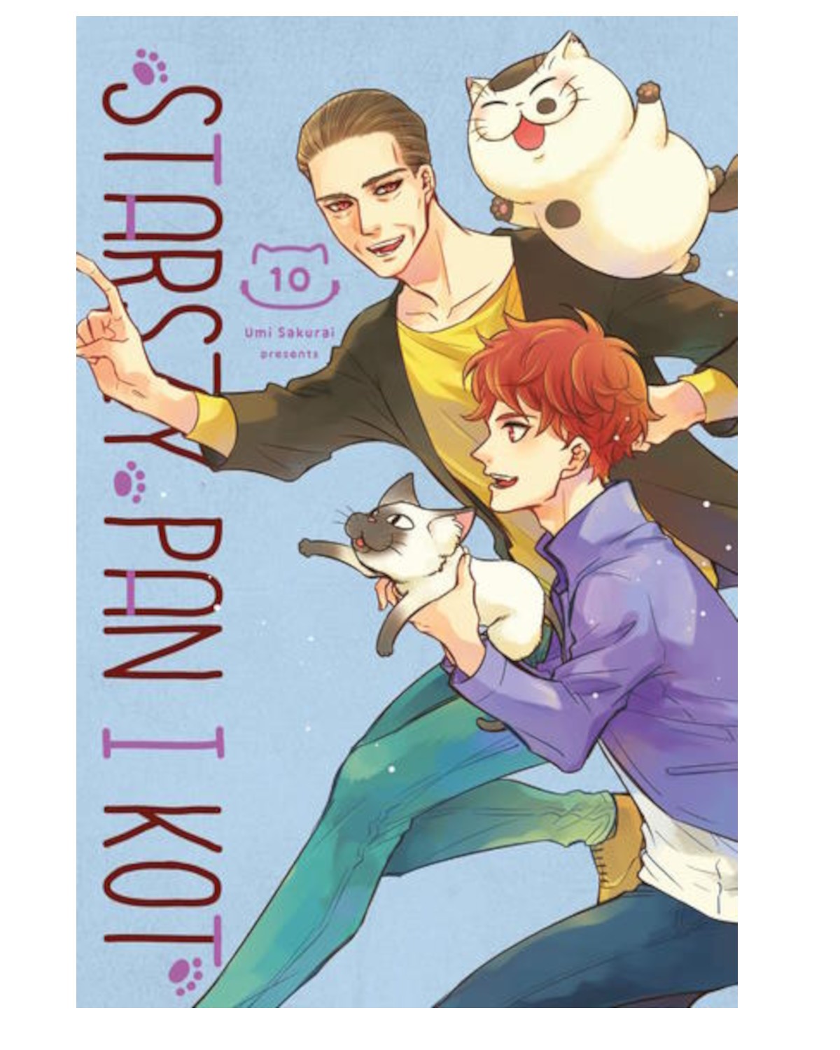 Starszy Pan i kot - tom 10 — okładka mangi