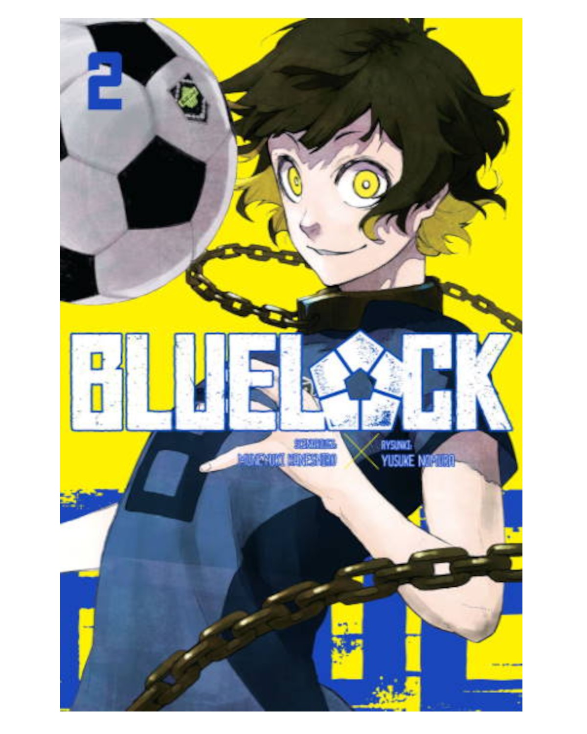 Blue Lock - tom 2 — okładka mangi