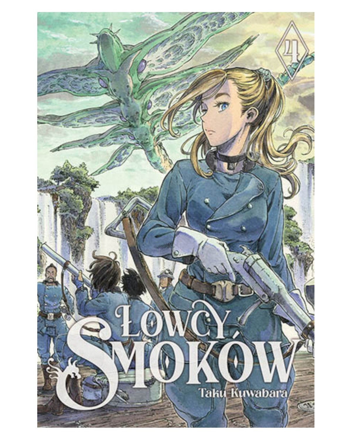 Manga Łowcy Smoków - tom 4 — okładka mangi