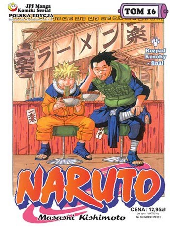 Okładka mangi Manga Naruto tom 16