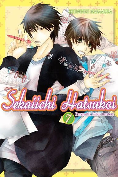 Sekaiichi Hatsukoi - tom 7 — okładka mangi