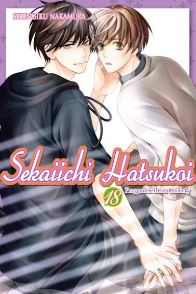 Sekaiichi Hatsukoi - tom 18 — okładka mangi